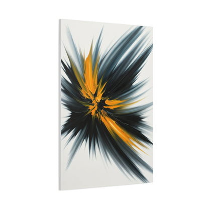 Golden Impact Burst Wall Art & Canvas Prints