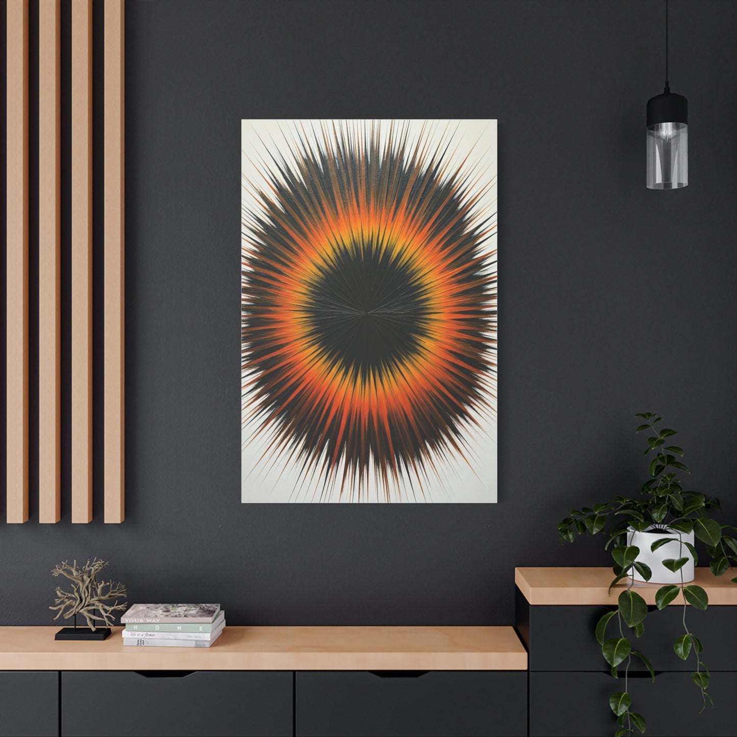 Solar Ember Halo Wall Art & Canvas Prints