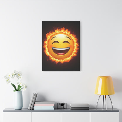 Radiant Joy Flame Wall Art & Canvas Print