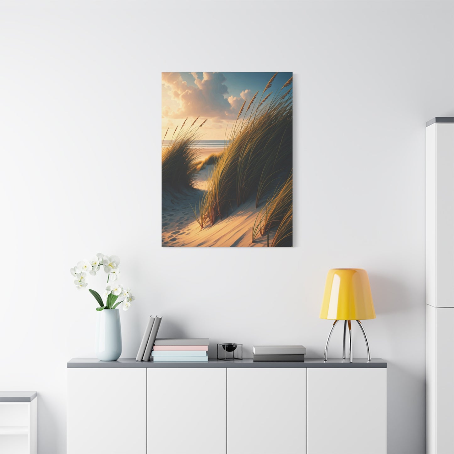 Dune Pathway at Coastal Sunrise Wall Art & Canvas Prints