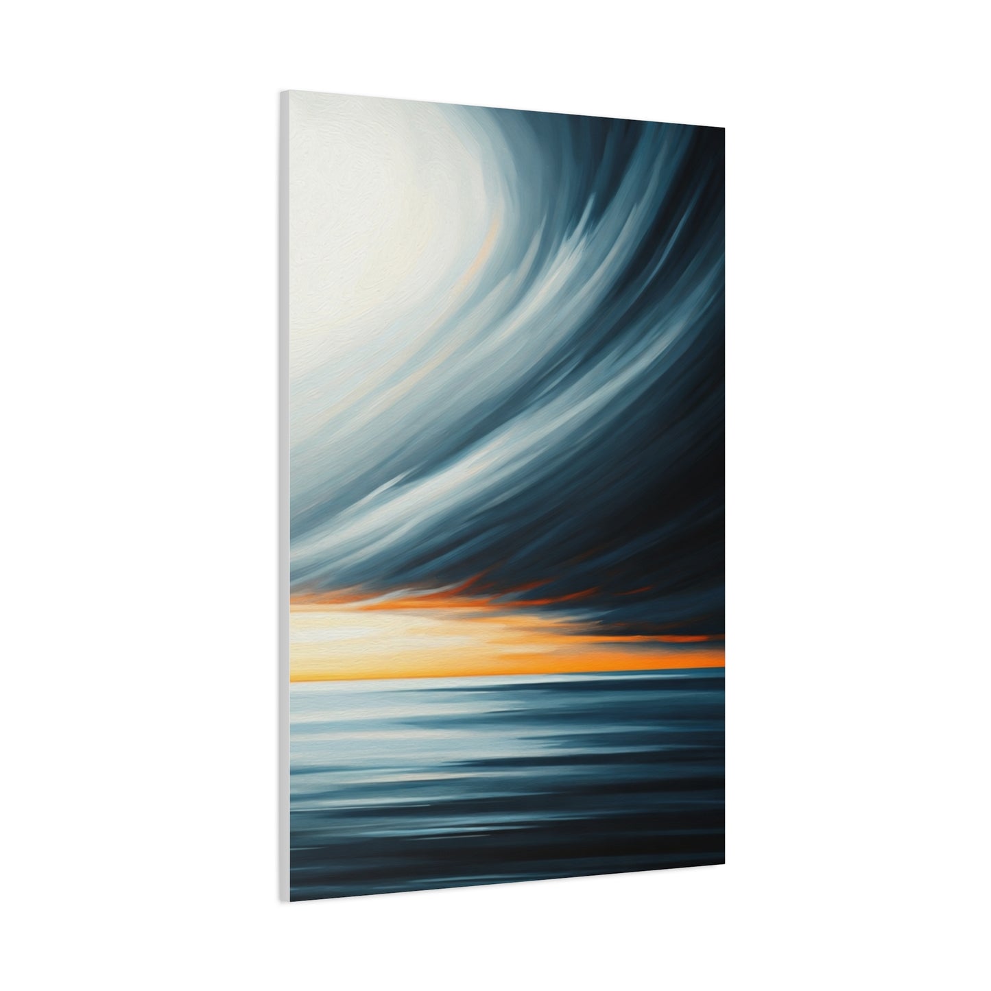 Ethereal Ocean Dusk Abstract Wall Art & Canvas Prints
