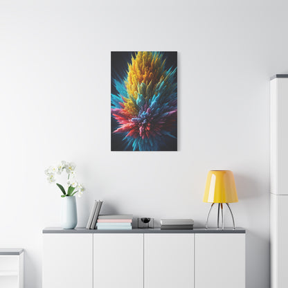 Vibrant Energy Bloom Abstract Wall Art & Canvas Prints