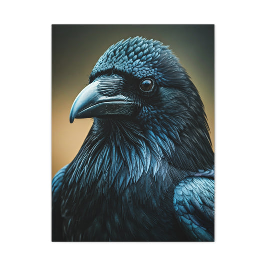 Midnight Raven Portrait Wall Art & Canvas Prints