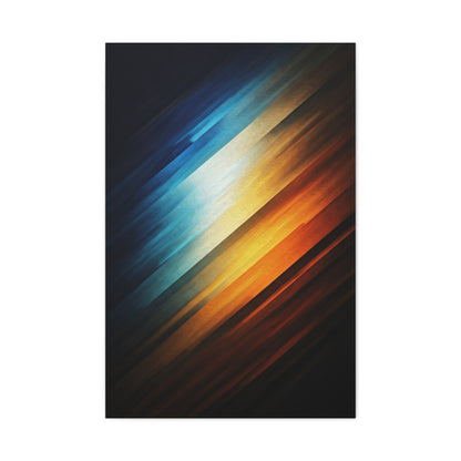 Diagonal Light Fusion Abstract Wall Art & Canvas Prints