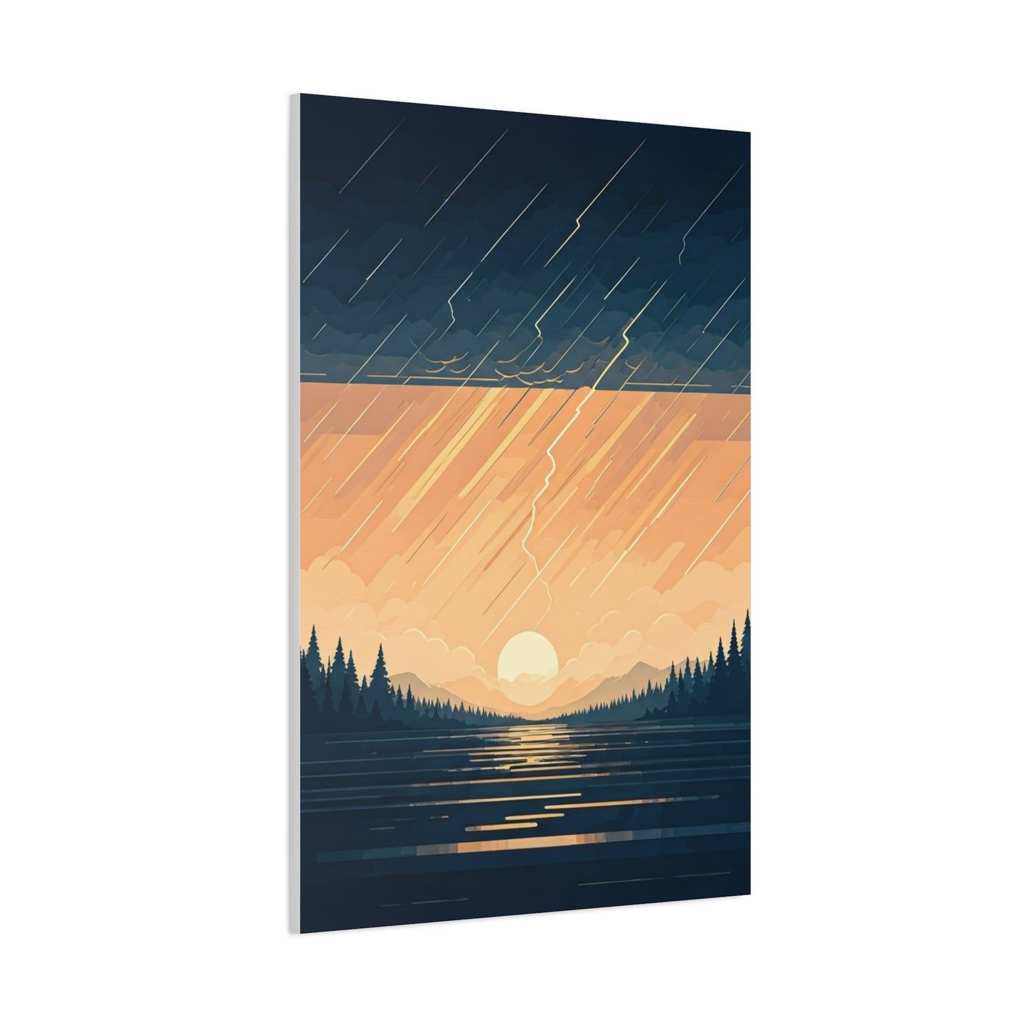 Rainfall at Dusk Wall Art & Canvas Prints