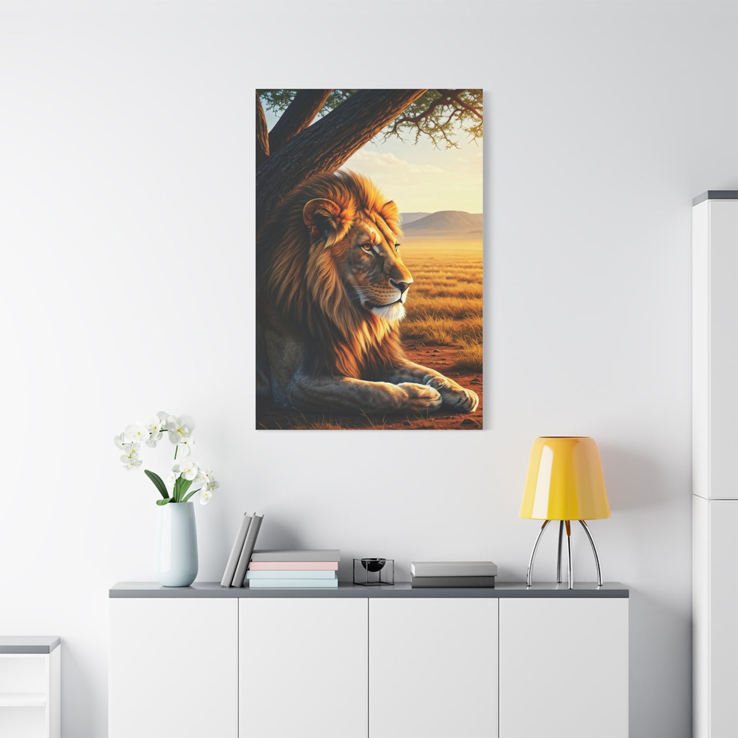 Lion of the Plains Wall Art & Canvas Prints