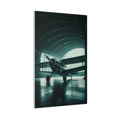 Modern Hangar Aircraft Silence Wall Art & Canvas Prints