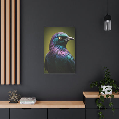 Iridescent Pigeon Portrait Wall Art & Canvas Prints