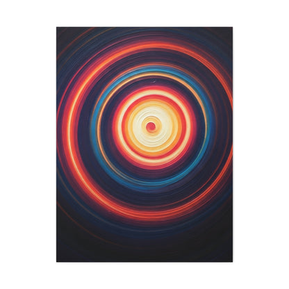 Radiant Circular Pulse Abstract Wall Art & Canvas Prints