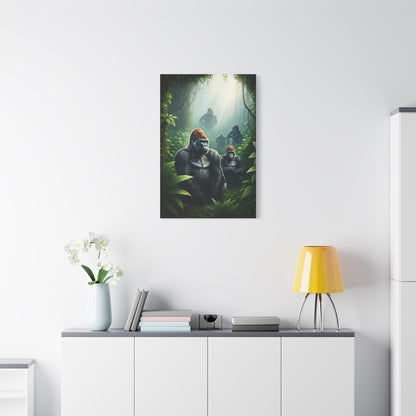 Jungle Guardians Gorilla Family Wall Art & Canvas Prints