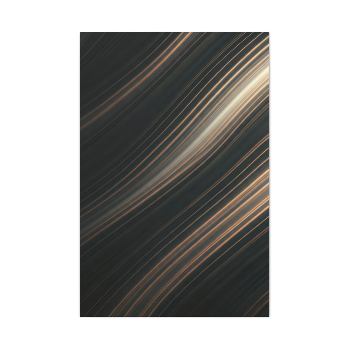 Golden Light Streak Abstract Wall Art & Canvas Prints