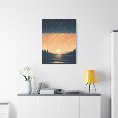 Rainfall at Dusk Wall Art & Canvas Prints