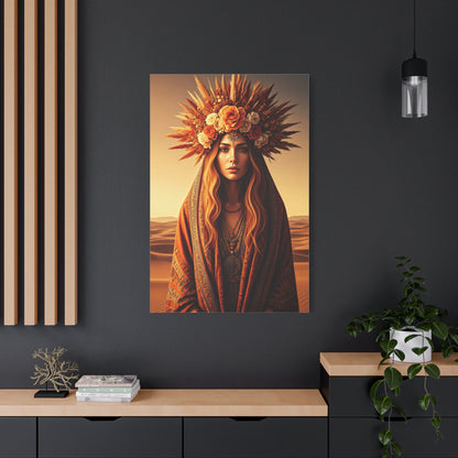 Bohemian Floral Crown Muse Wall Art & Canvas Prints