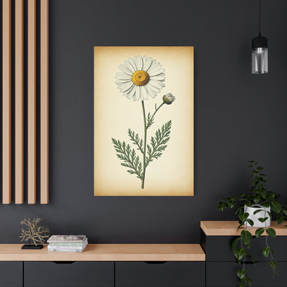 Wild Daisy Illustration Wall Art & Canvas Prints