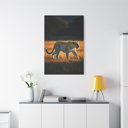 Lone Cheetah in Tall Grass Wilderness Wall Art & Canvas Prints