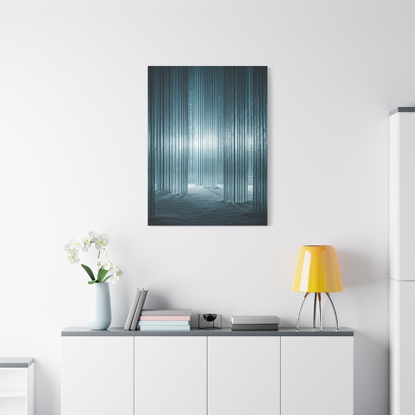 Frozen Light Corridor Wall Art & Canvas Prints