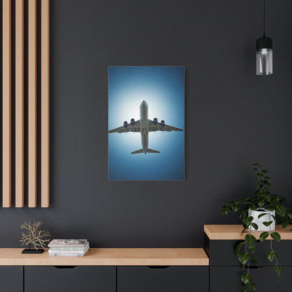 Airplane Ascent Into the Open Sky Wall Art & Canvas Prints