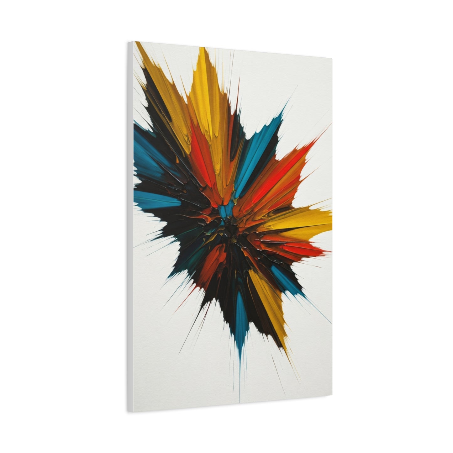 Warm Fragmented Abstract Wall Art & Canvas Prints