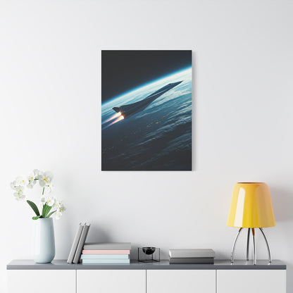 Elegant Concept Aircraft Above Clouds Wall Art & Canvas Prints