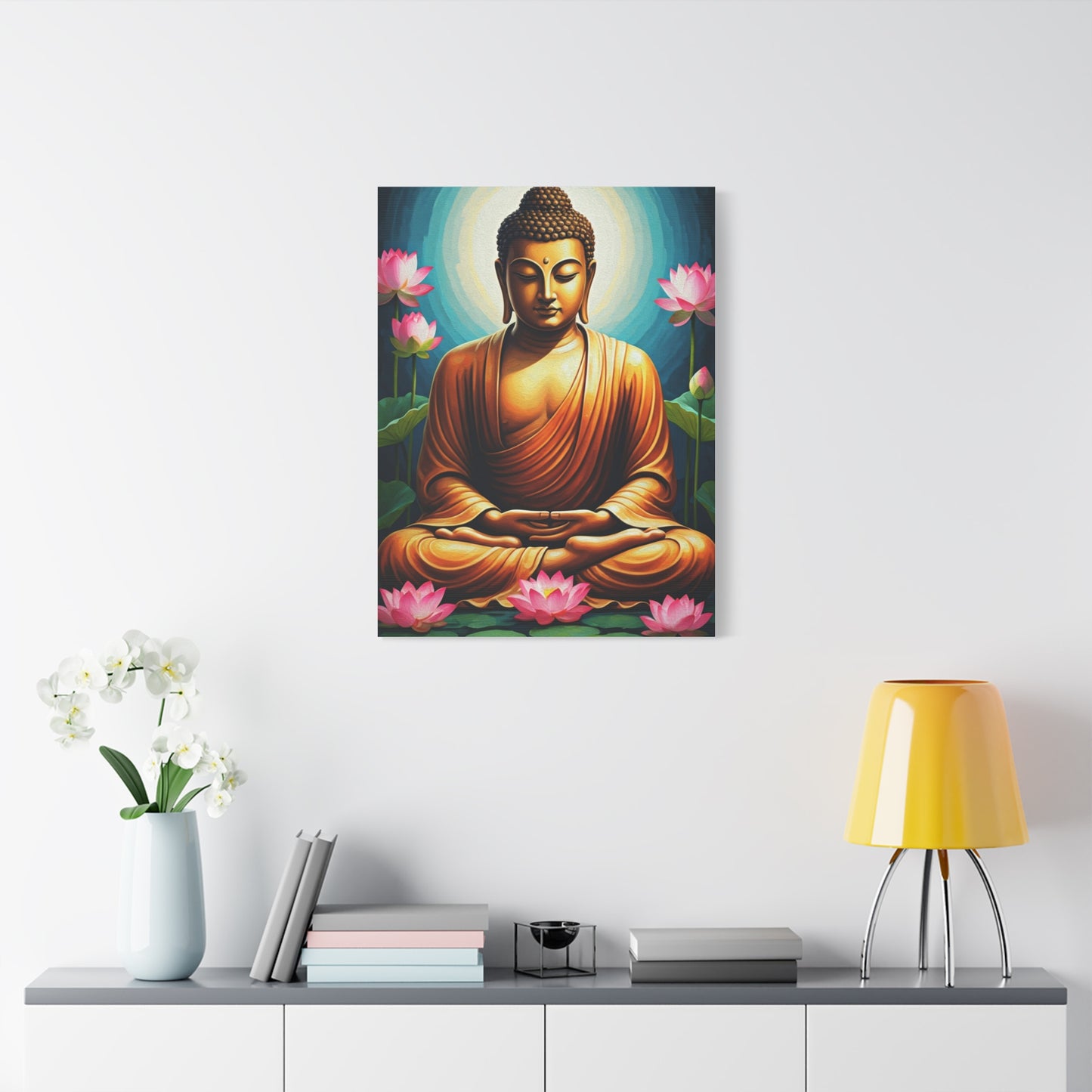 Lotus Meditation Buddha Artwork Wall Art & Canvas Prints