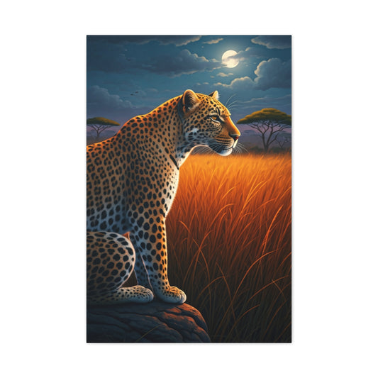 Majestic Leopard at Dusk Wall Art & Canvas Prints