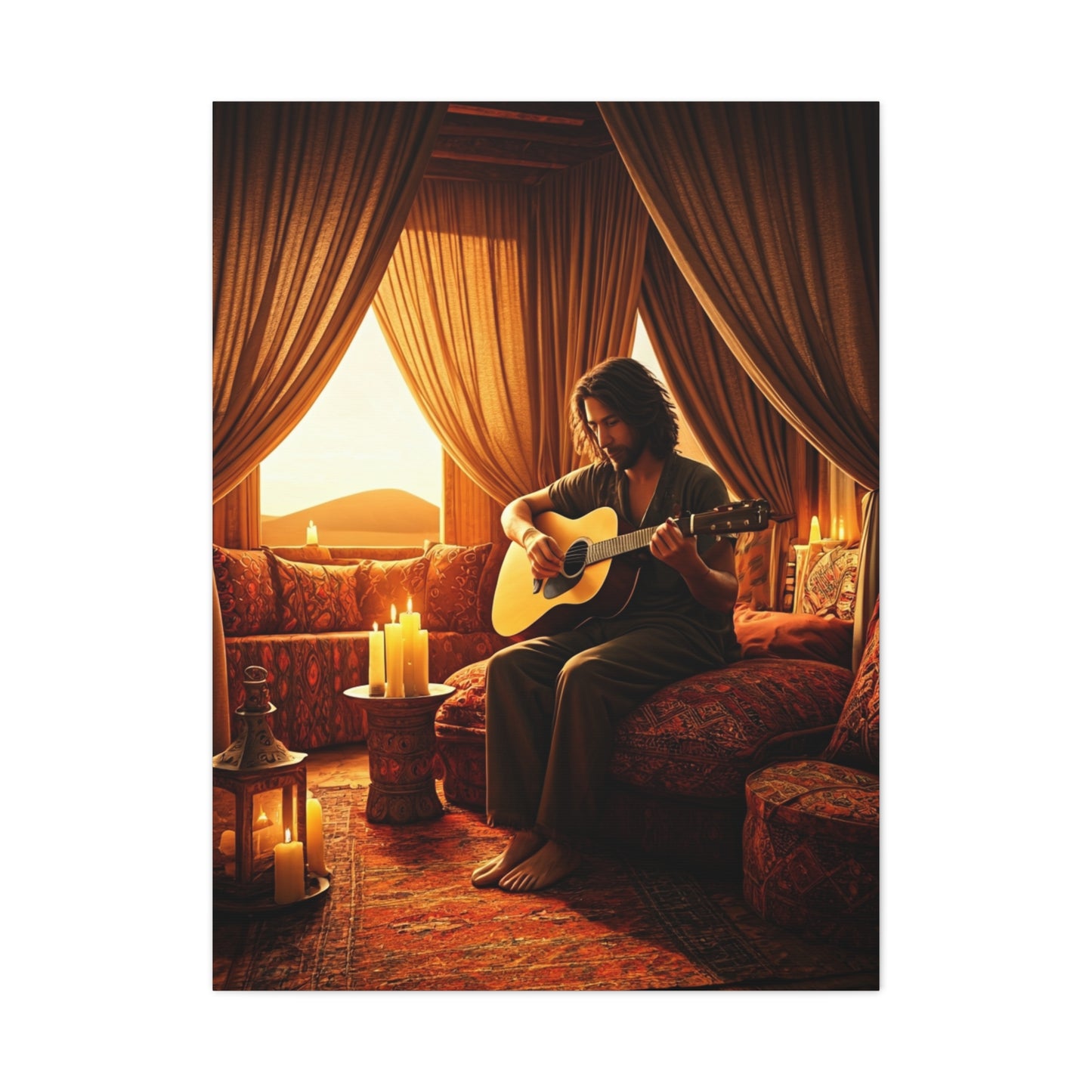 Bohemian Music Under Desert Skies – Wall Art & Canvas Prints