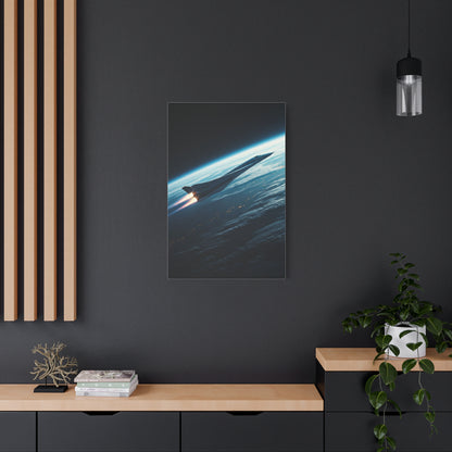 Elegant Concept Aircraft Above Clouds Wall Art & Canvas Prints