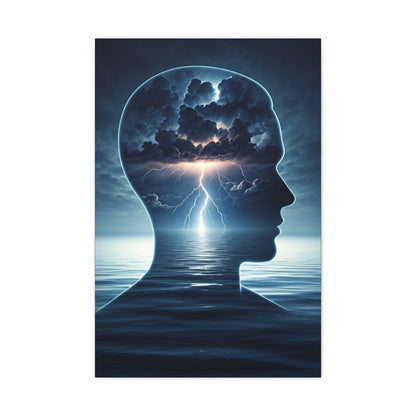 Mind Storm Reflection Wall Art & Canvas Prints