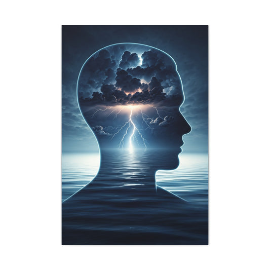 Mind Storm Reflection Wall Art & Canvas Prints