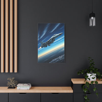 High-Speed Fighter Jet Sky Flight Wall Art & Canvas Prints