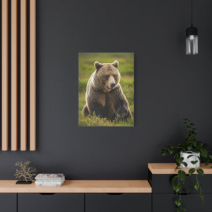 Wild Brown Bear Portrait wall art & canvas prints