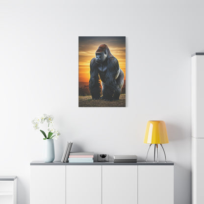 Majestic Gorilla Strength Portrait Wall Art & Canvas Prints