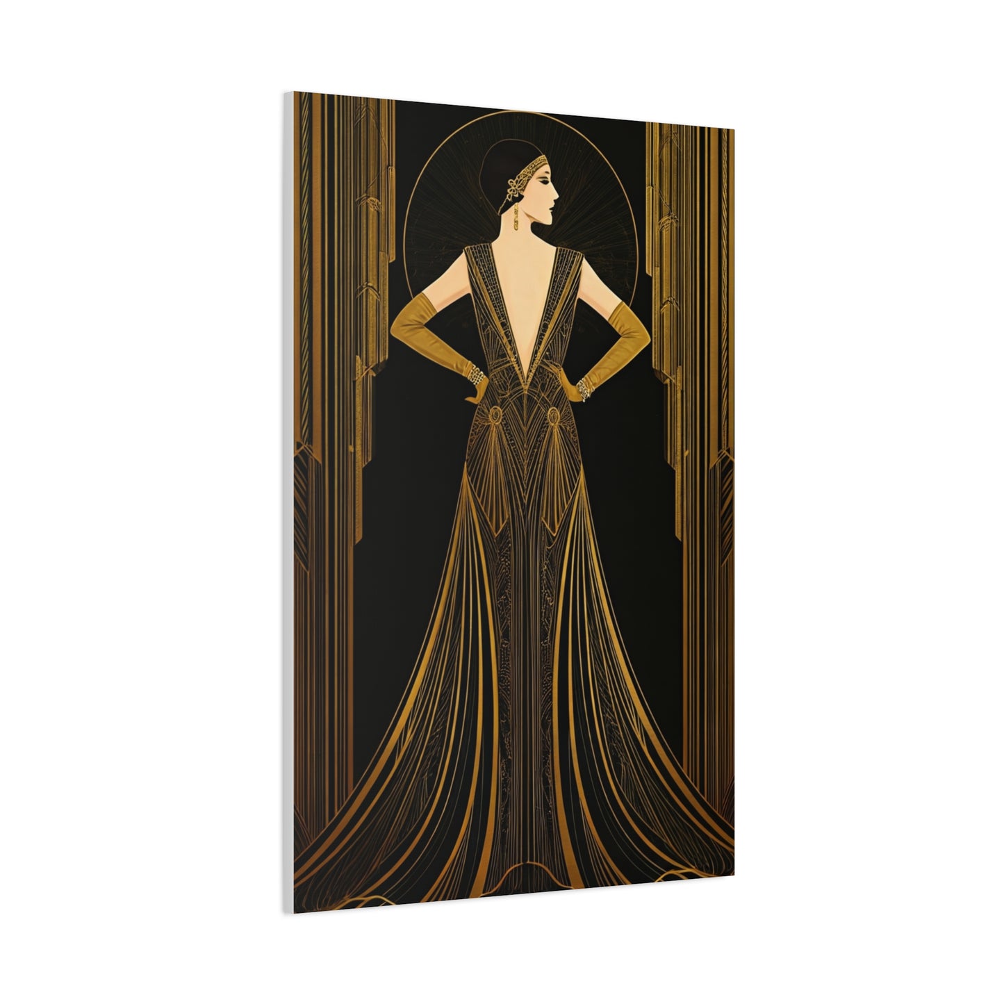 Grand Deco Evening Gown Elegance Wall Art & Canvas Prints