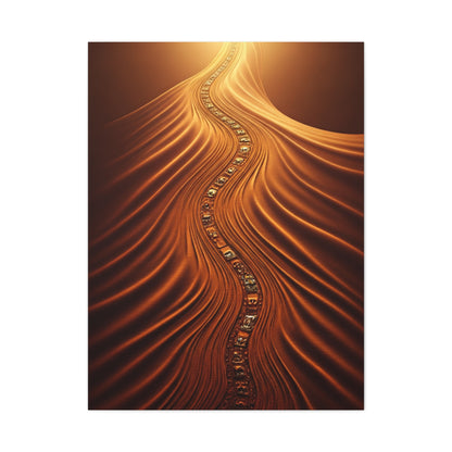Path of Light Through the Desert Wall Art & Canvas Prints