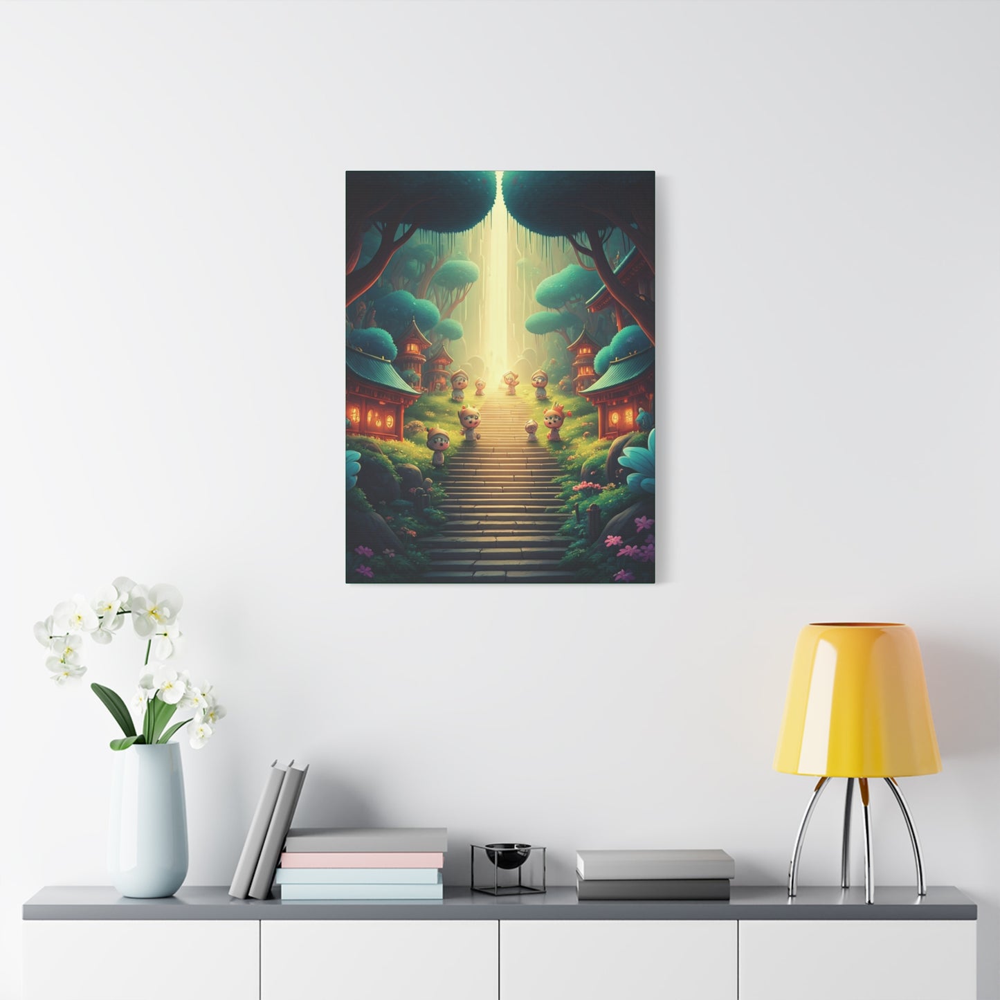 Enchanted Forest Stairway Wall Art & Canvas Prints
