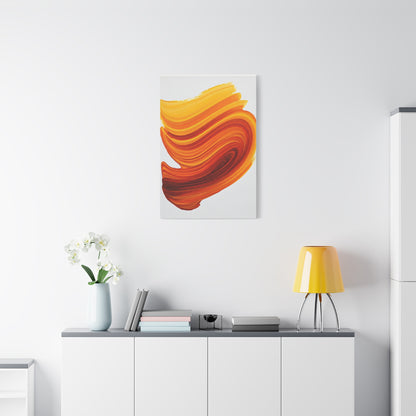 Solar Flame Flow Abstract Wall Art & Canvas Prints