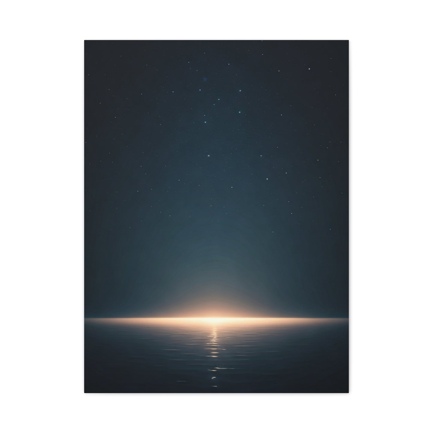 Starry Night Sea Horizon Wall Art & Canvas Prints