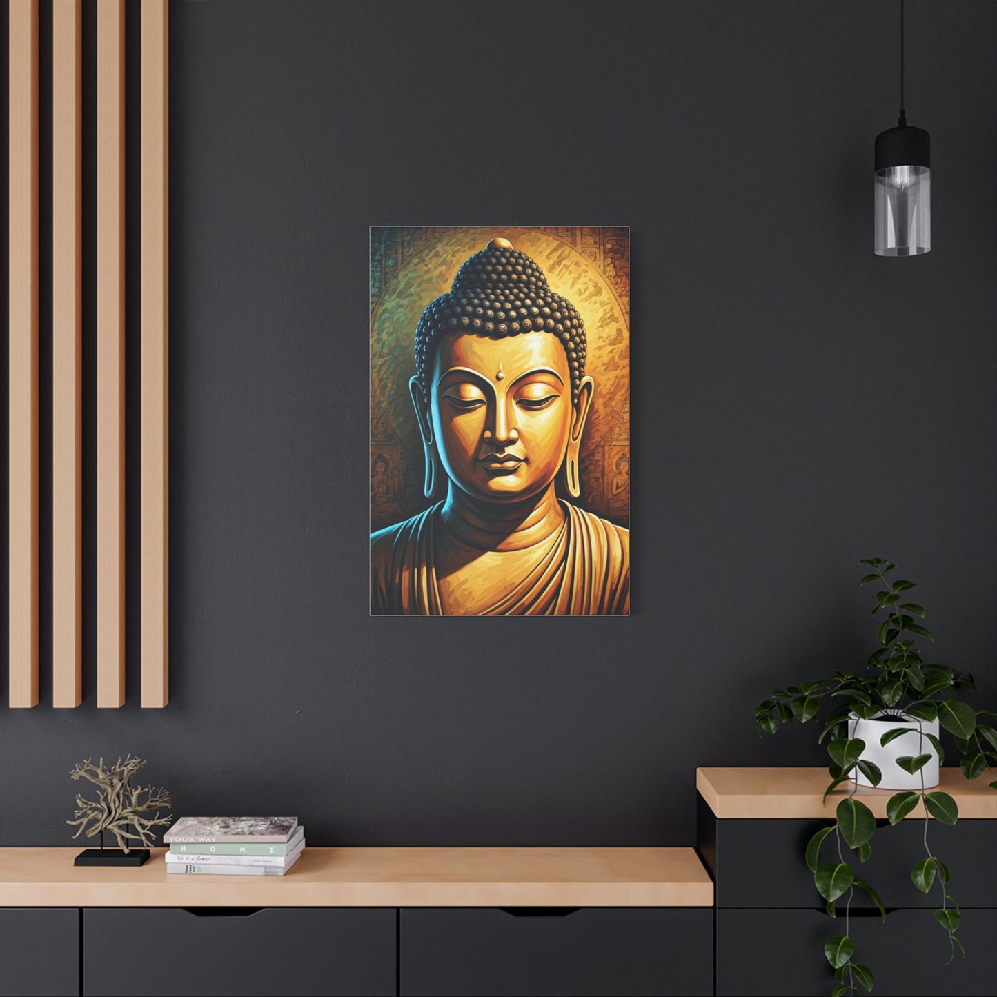 Temple Light Buddha Artwork Wall Art & Canvas Prints
