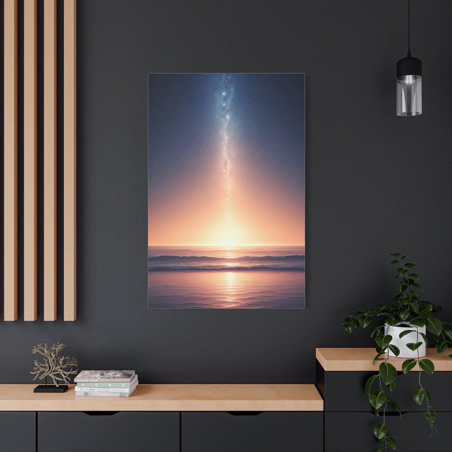 Celestial Path Over Calm Ocean Wall Art & Canvas Prints