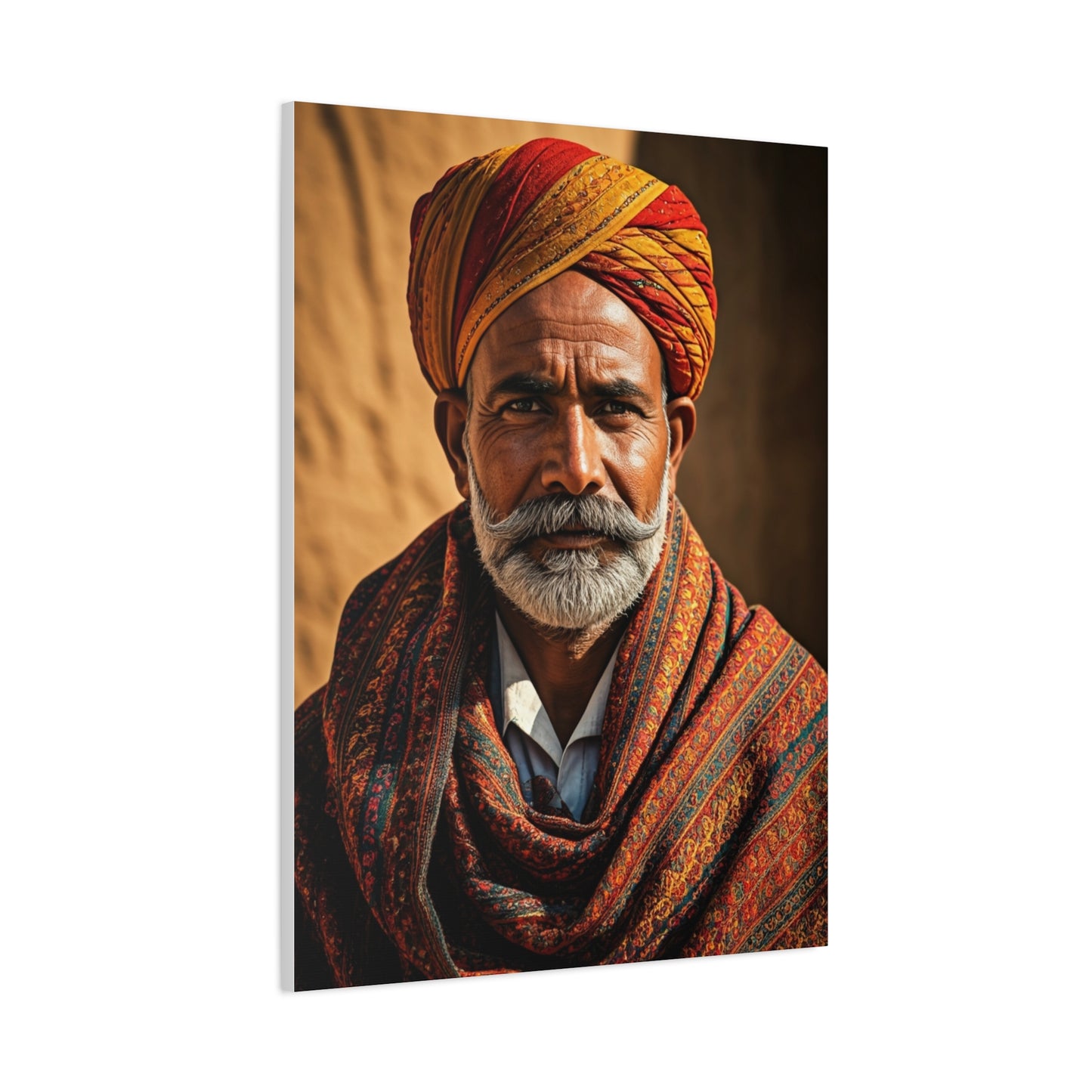 Desert Heritage Elder Portrait Wall Art & Canvas Prints