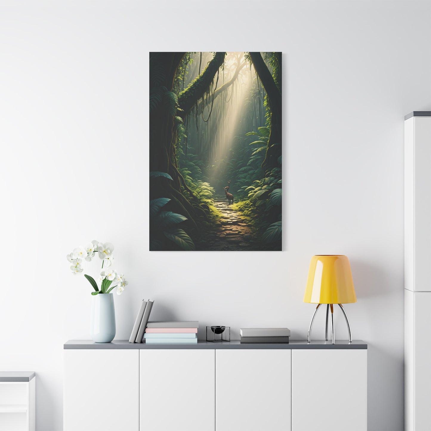 Jungle Pathway of Light Wall Art & Canvas Prints