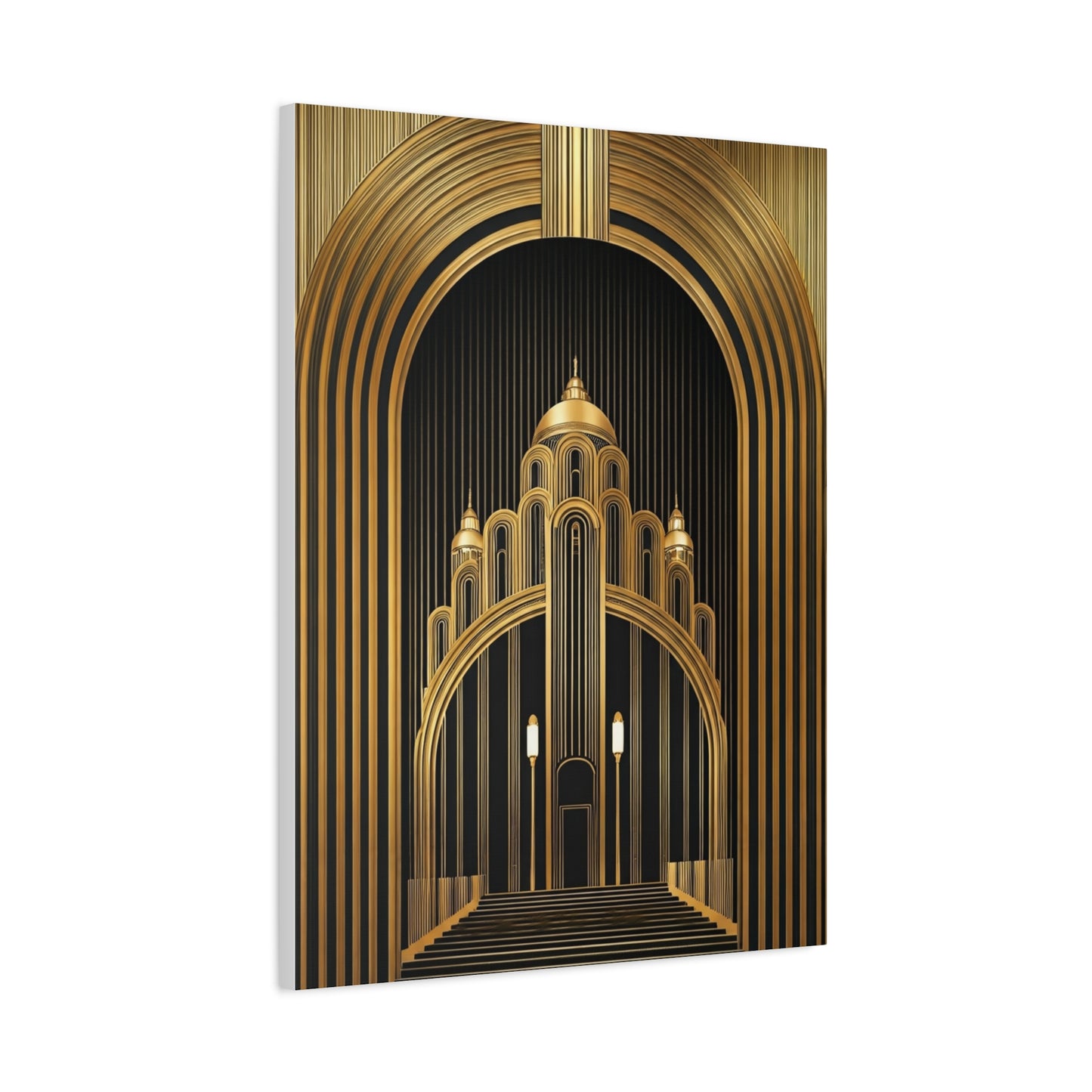 Golden Cathedral Deco Architecture Wall Art & Canvas Prints