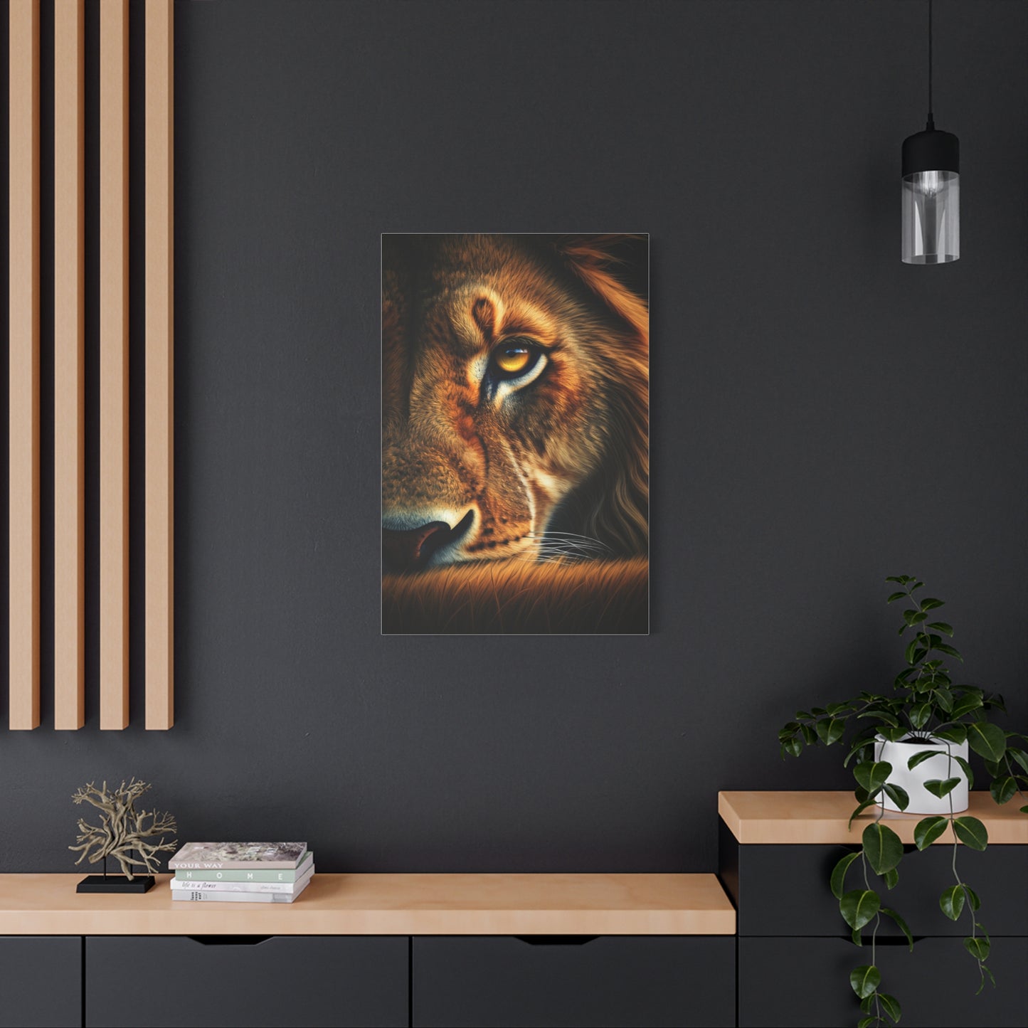Lion’s Intensity Wall Art & Canvas Prints