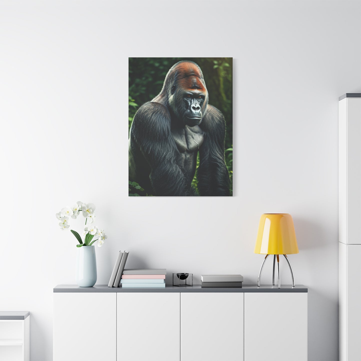 Silverback Strength Portrait Wall Art & Canvas Prints