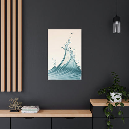 Crystal Wave Splash Wall Art & Canvas Prints