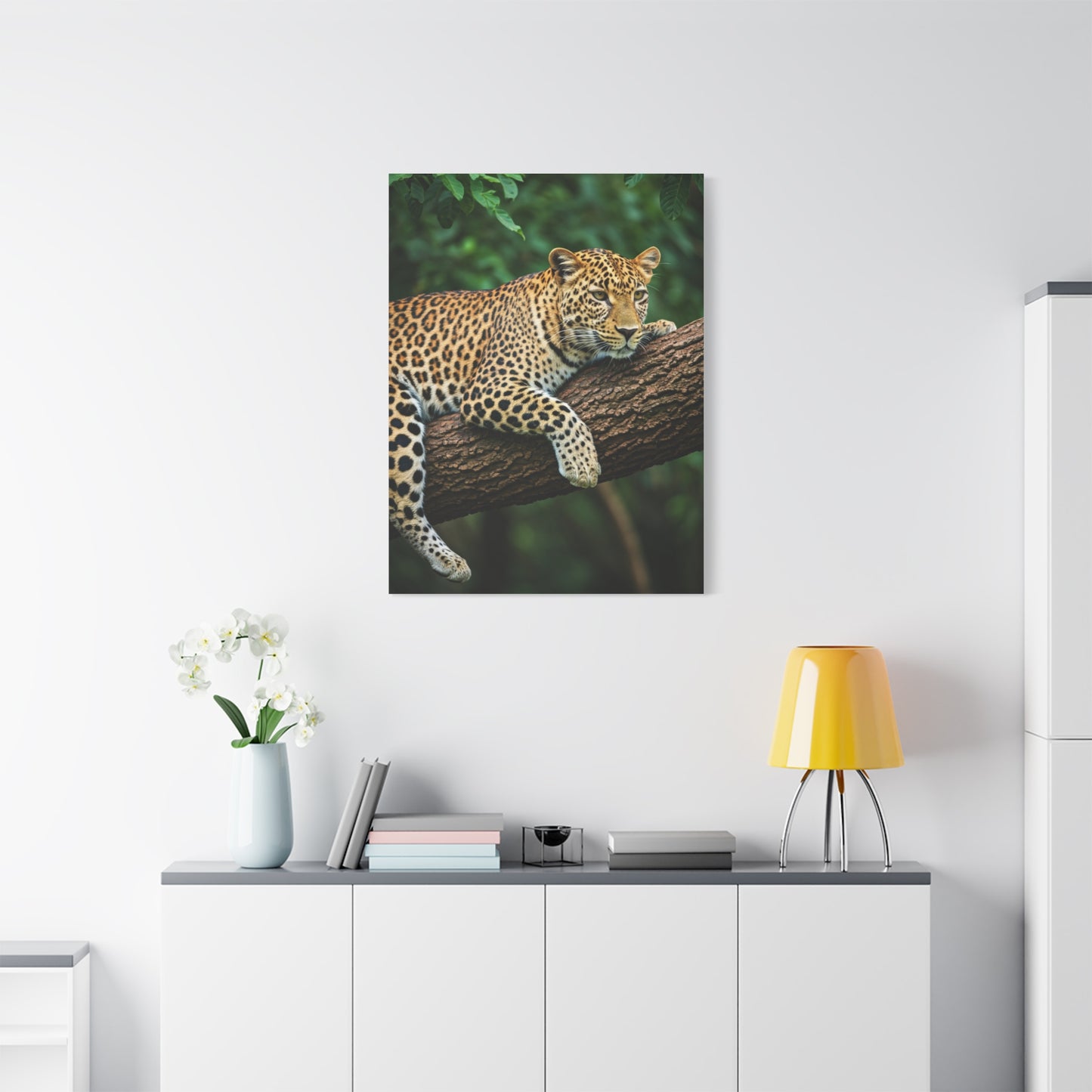 Leopard Resting in Jungle Canopy Wall Art & Canvas Prints