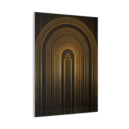 Grand Golden Archway Art Deco Wall Art & Canvas Prints