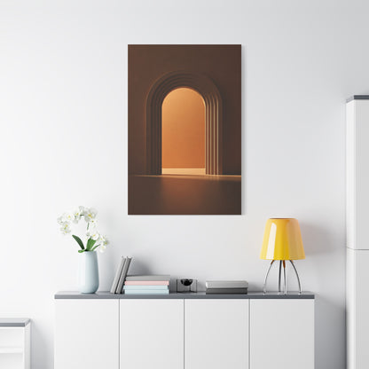 Warm Architectural Archway Glow Wall Art & Canvas Prints