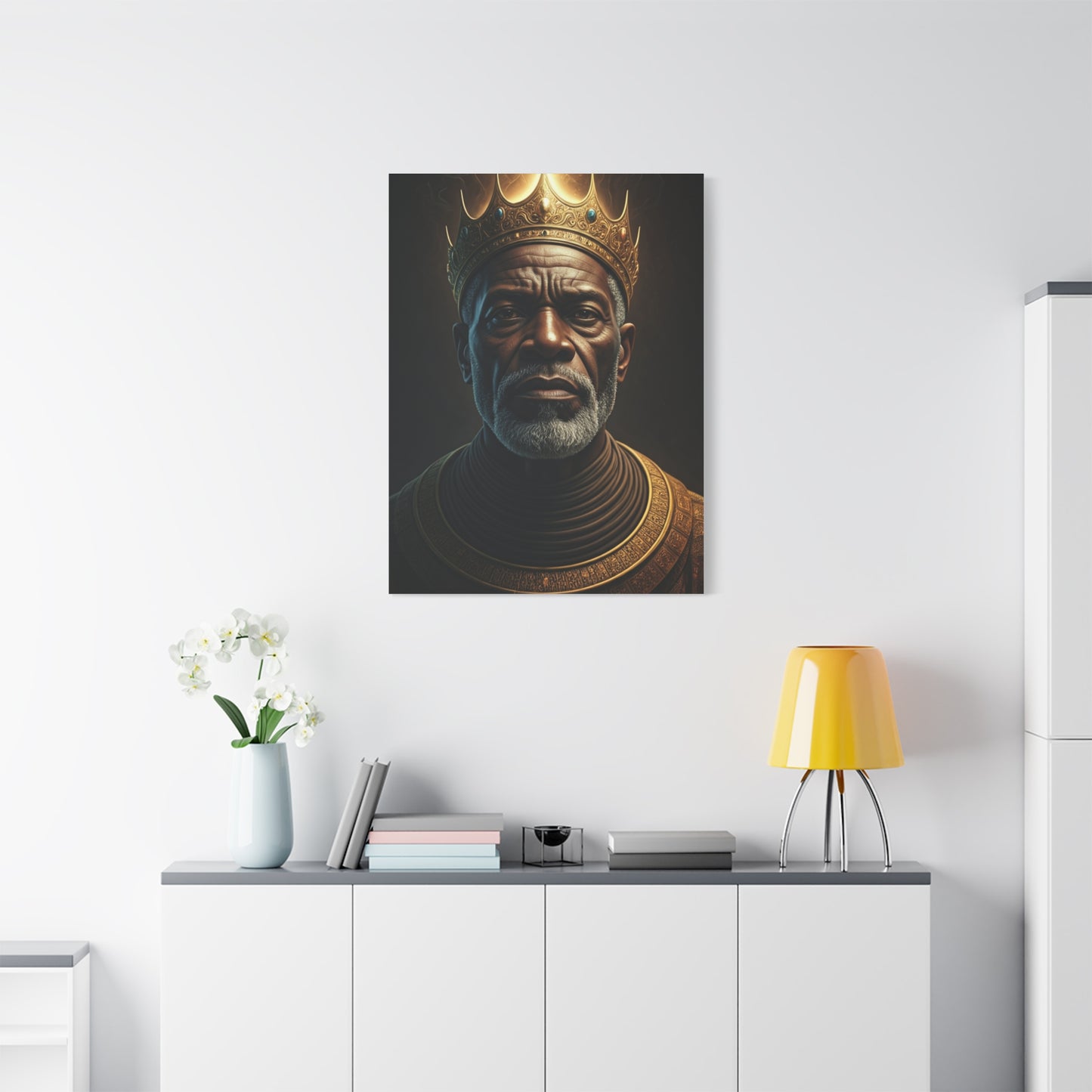 Eternal Crown King Portrait Wall Art & Canvas Prints