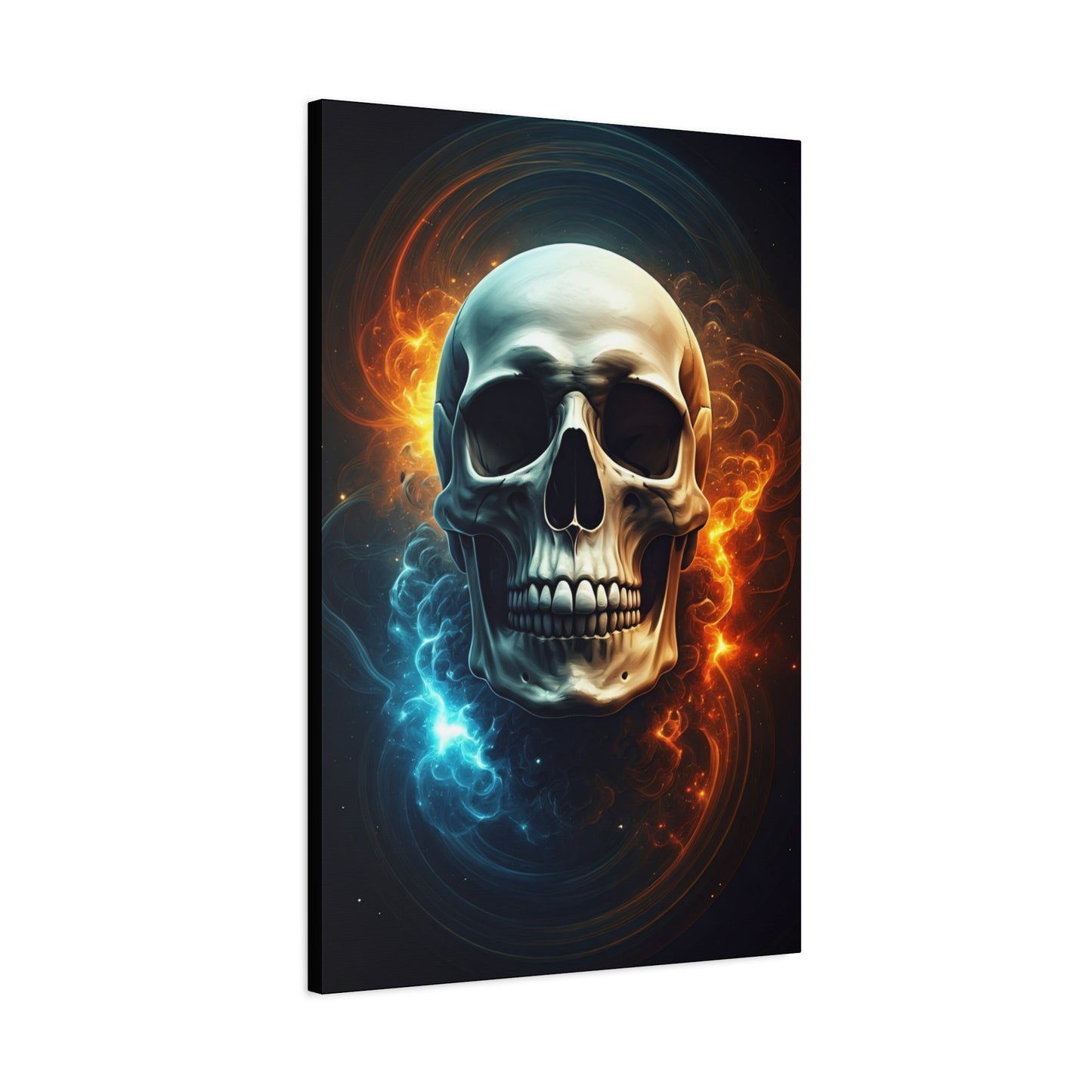 Elemental Duality Skull Wall Art & Canvas Prints